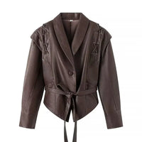 - Chaqueta Corset de Cuero
